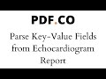 Parse Key-Value Fields from Echocardiogram Report using PDF.co Document Parser