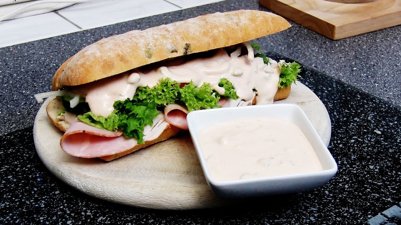 REZEPT: 2 MINUTEN AMERICAN SANDWICH SAUCE - schnell und einfach selber ...