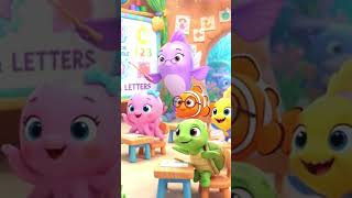 Baby Shark Goes to School 🦈🎒 | Fun Kids Learning Song | Nursery Rhymes for Toddlers #nurseryrhymes