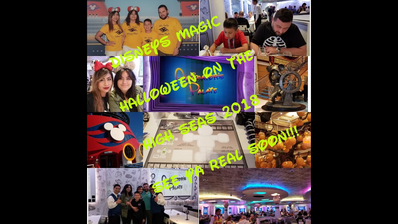 Disney's Magic Halloween On The High Seas 2018 to Bermuda See Ya Real Soon!!!!!