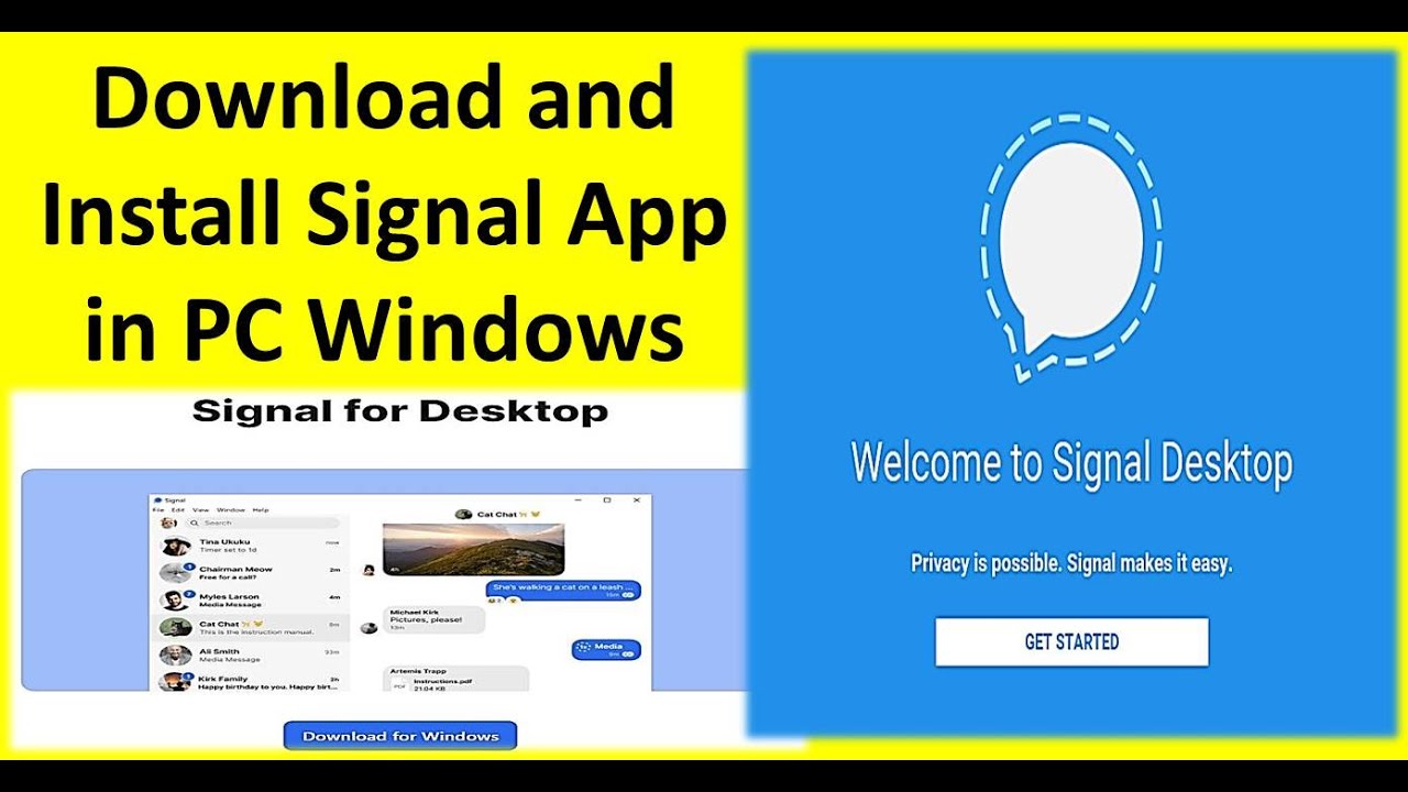Pc Signal Program How To Use Signal App on PC | Signal App Ko Desktop or Laptop Per Kase ...