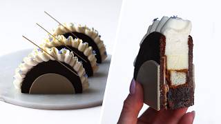 Forget Classic Tiramisu - This is a Game-Changer! │ Tutorial: Tiramisu Cake Tacos Entremet screenshot 3