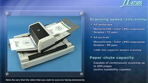 Fujitsu fi-6750S Departmental Document Scanner from CSG