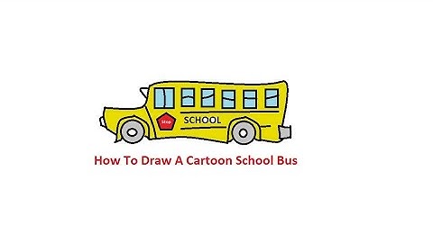 How To Draw A School Bus easily using Microsoft Paint
