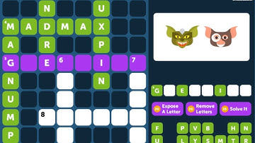 Crossword Quiz THE 80S  Level 4 - Walkthrough