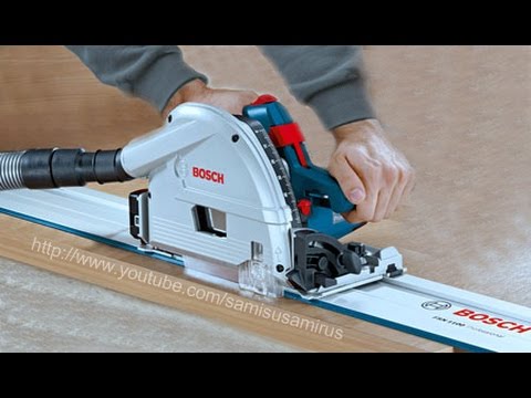 Bocsh. Направляющая Bosch и пила Bosch GKT 55GCE