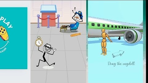 Thief puzzle game Vs Ragdoll break walkthrough funny gameplay : ASMR Best Android game