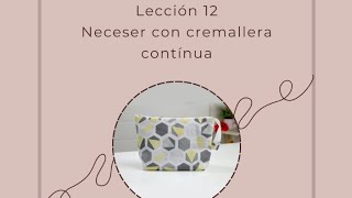 Neceser con base - Lección 12 #escuelamidesenchufe #aprenderacoser #sewingmachine