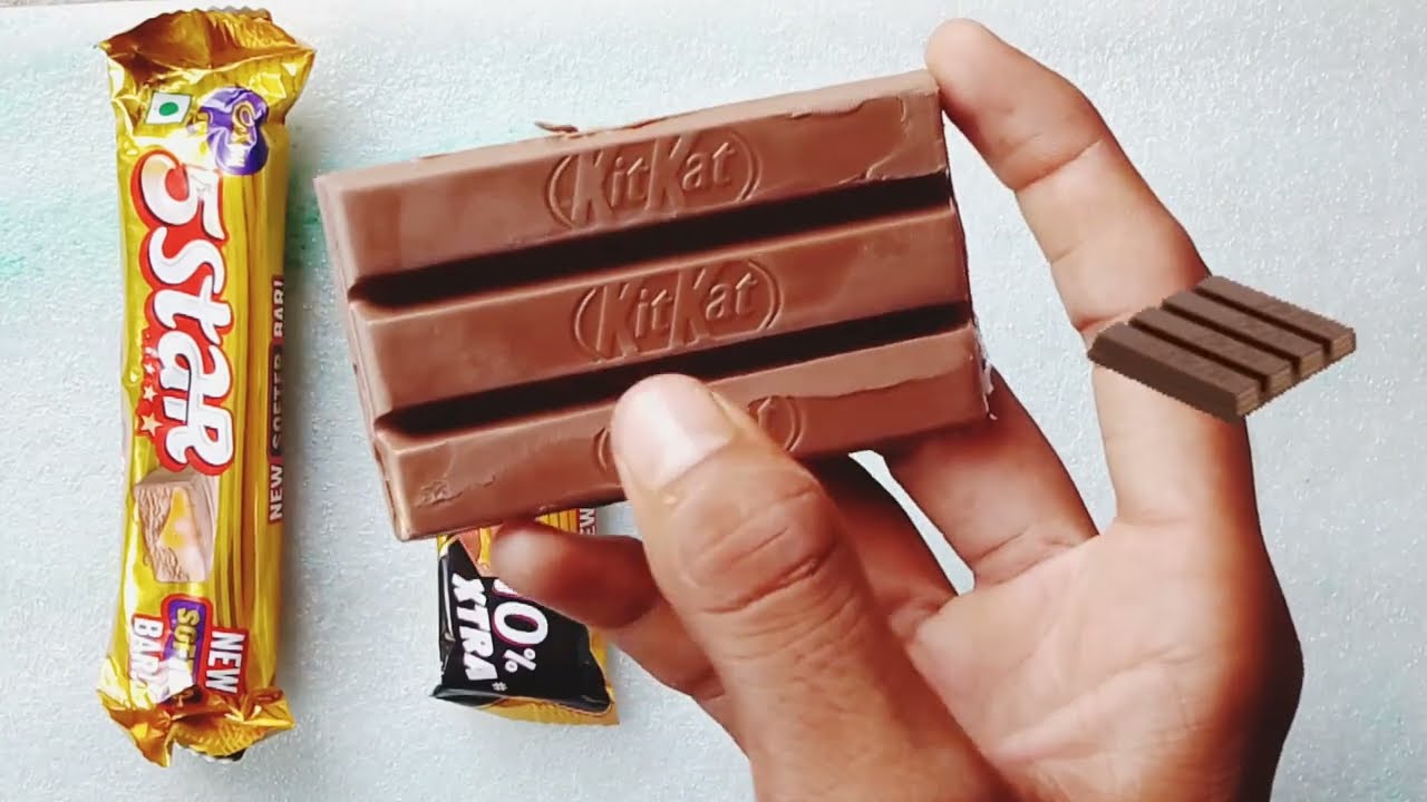 Have a break, have a kit kat chocolate asmr 🍫🍬🍫
