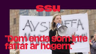 Stoppa marknadsskolan! | Lisa Nåbos tal på SSU:s och S-studenterns skoldemonstration | SSU