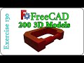 200 3D Models in FreeCAD: Exercise 130