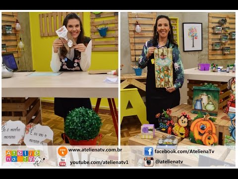 Ateliê na TV - Rede Brasil - 23.06.16 - Sonia Felix e Gabriela Rowlands