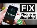 How to Unlock Disabled iPhone/iPad/iPod without Passcode (NO DATA LOSS) FIX iPhone is Disabled