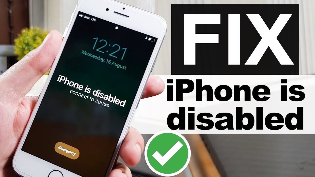 How To Reset Disabled or Passcode Locked iPhone / Factory Hard