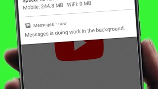 HOW TO DISABLE "Message is doing work in the background" Notification screenshot 5