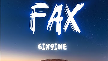 6ix9ine – Fax (Lyrics)