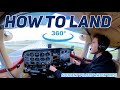 How to land an airplane  360 interactive cockpit