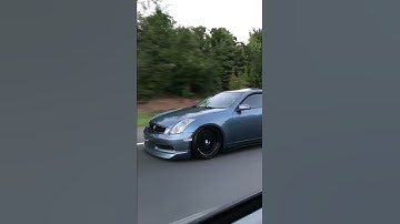 Infiniti G35 z1 test pipes with z1 single exit exhaust highway pulls (crazy loud)
