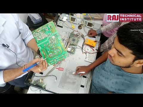 Led TV Repair Practical Class LCD Led Repairing Course