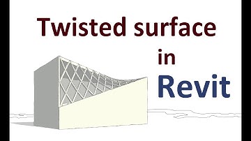 Twisted walls and surfaces in Revit
