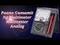 Paano gumamit Ng multimeter/multitester analog