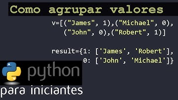 [Agrupar valores] em Python