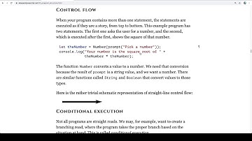Eloquent JavaScript Read-Along - Program Structure - 008 - Control Flow