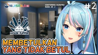 【House Flipper】 Sebuah stream dimana Azura berpura-pura menjadi agen bedah rumah 【NIJISANJI ID】