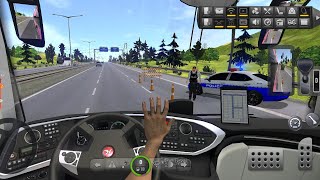 Bus Simulator : Ultimate | Highway Police 🚔 🚨👮‍♂️ | Mobile Gameplay | Zuuks | Drive with Devil 😈  screenshot 2
