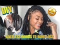 I Cut My Old Knotless Braids & Turned Them Into Boho/Distressed Locs 😍 | Quick & Easy