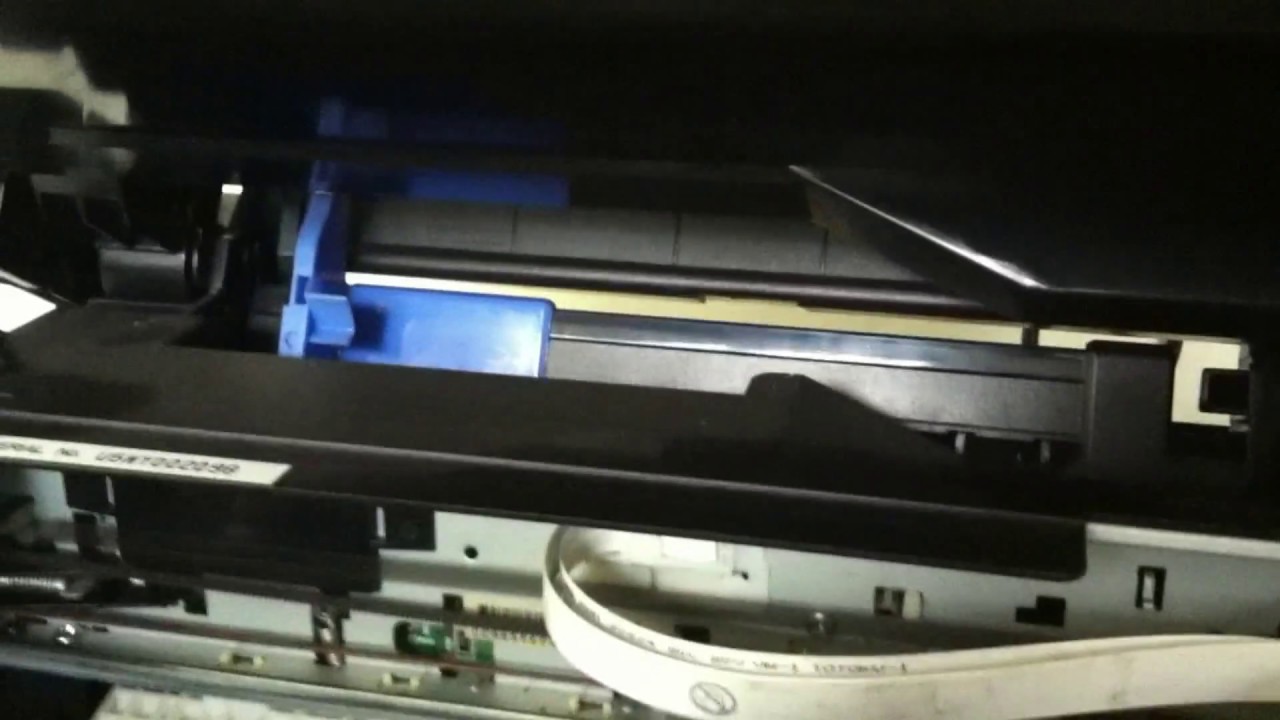 printer EPSON L555 error - YouTube