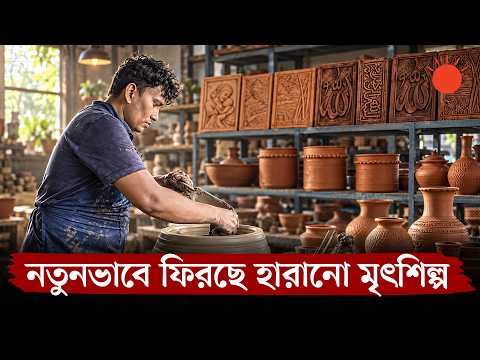 আধুনিক প্রযুক্তিতে বদলে যাচ্ছে মৃৎশিল্প, তৈরি হচ্ছে নান্দনিক পণ্য | Modern Pottery Craft | Satkhira
