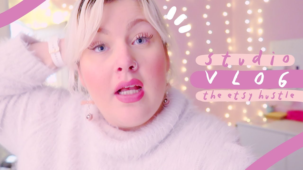 STUDIO VLOG 017 | The Day to Day of Running a Etsy Business - YouTube