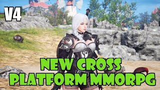 [V4] New PC and Mobile Cross Platform MMORPG | First Impression | Overview | Review | Worth Playing?