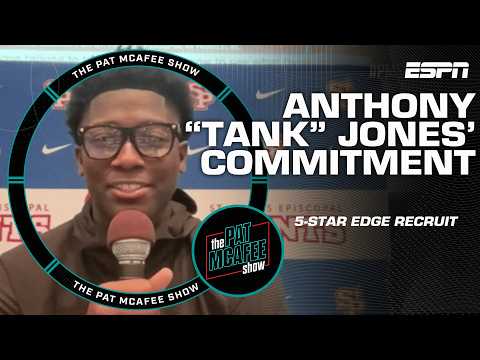🚨 Anthony ‘Tank’ Jones announces commitment to the Oregon Ducks 🚨 | The Pat McAfee Show