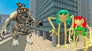 🔥 Big City Girlfriends Roblox Innyume Smiley's Stylized Zoonomaly Monsters Spartan Kicking in Gmod !