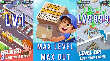 Idle Courier Tycoon  - Max Level, Max Out  - 3D Business Manager [Basic High-Tech Courier]
