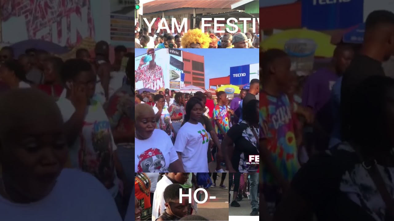 Wild and fun moment at Yam Festival in Ho . 🔥🔥🔥 