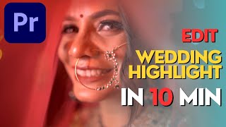 How To Edit Wedding Highlight in Just 10 Minutes | How to Edit Wedding Highlight in premiere pro screenshot 5