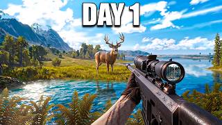 I Spent a FULL DAY Hunting in the MOST REALISTIC Open World Game screenshot 4