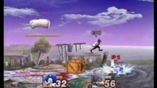 Super Smash Bros. Brawl : Sonic vs Falco