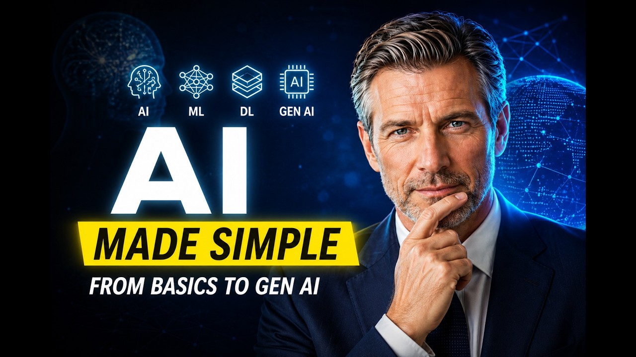 AI, Machine Learning, Deep Learning & Generative AI Explained in Simple Terms