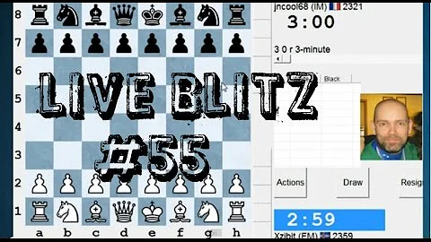 Live Blitz #55 - B vs Shacklock (French Defence)