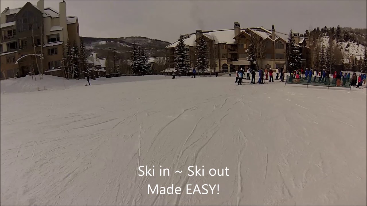 Beaver Creek ski in ski out to the Highlands Lodge YouTube