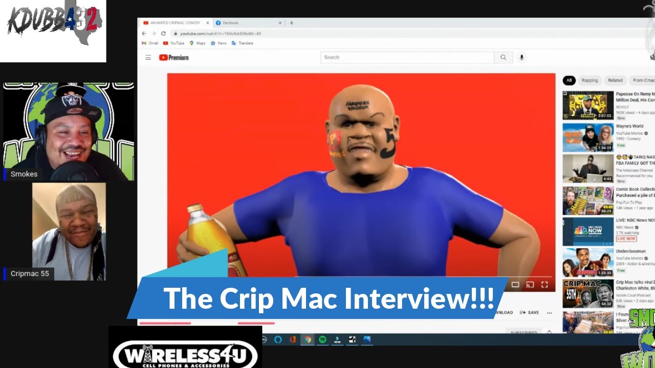The Crip Mac 55 Interview! Blueface, Lil Wayne,Dp'd, Giving Back and Much More! Full Interview