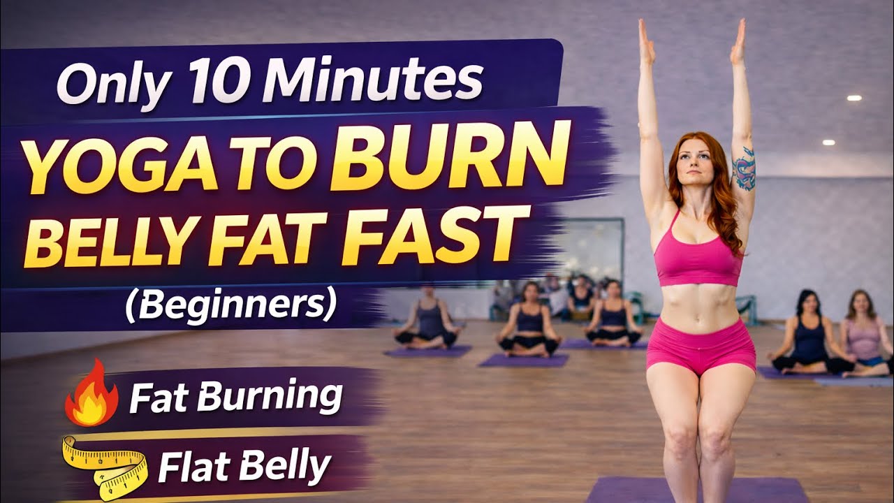 Easy Yoga for Weight Loss at Home | Lose Fat Naturally