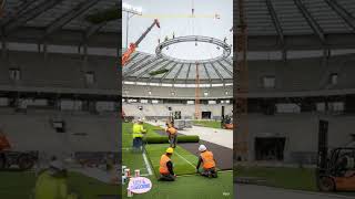 From Empty Ground to Massive Stadium 🏟️ Incredible Transformation!