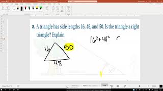 Information 7.6 Pythagorean Theorem and its Converse Part 2 Update