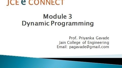 JCE CSE DESIGN AND  ANALYSIS OF ALGORITHMS 18CS42 MODULE 3.6