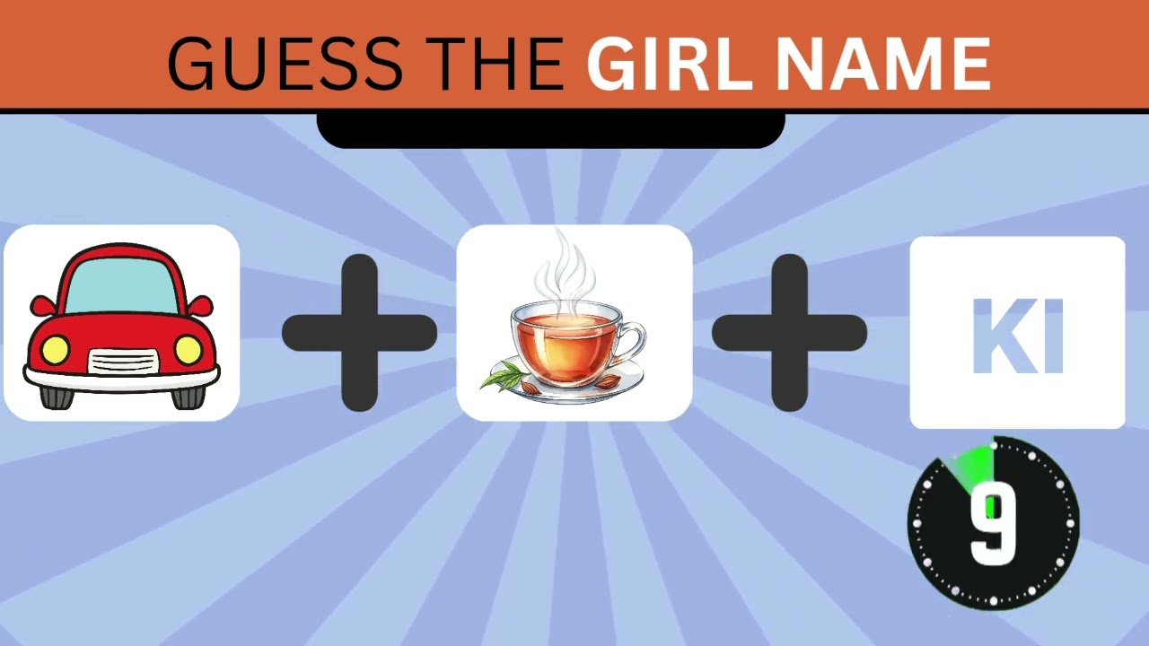 Guess the girl name by Emoji Challenge Part 2| Hindi Paheliyan | queddle
